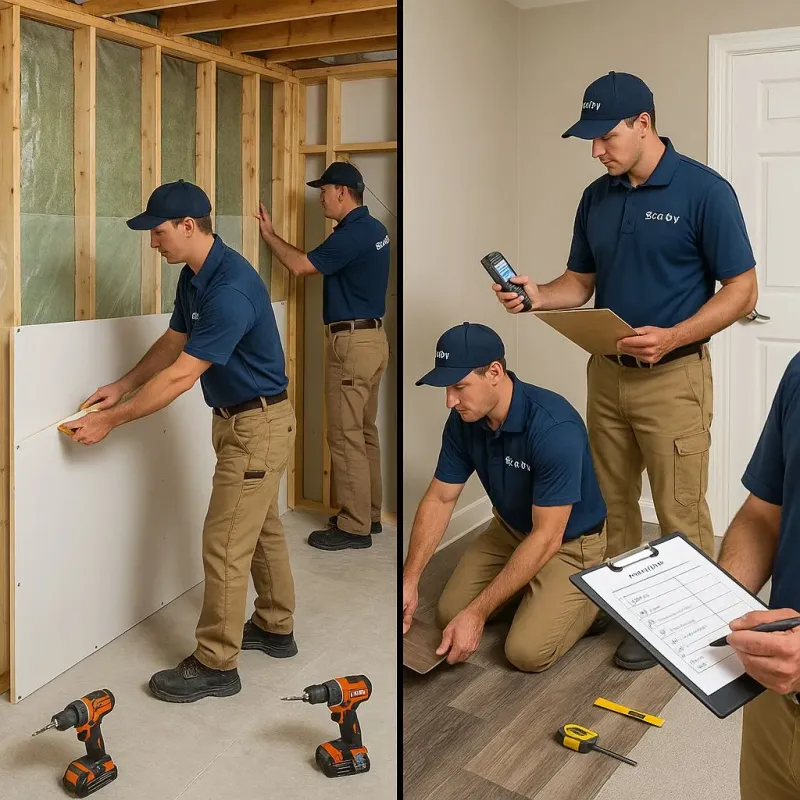 Repairs and Reconstruction process in Hall County, GA